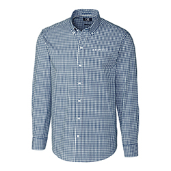 CB MEN'S STRETCH GINGHAM L/S